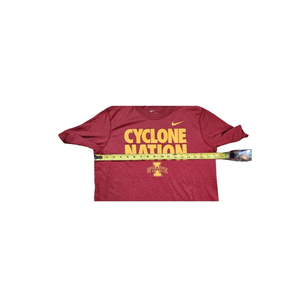 Iowa State Cyclones Womens‎ Nike Shirt NCAA Dri Fit Short Sleeve Size Large